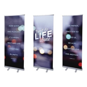 Life Alone  2'7" x 6'7"  Vinyl Banner