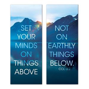 Set Your Mind  2'7" x 6'7"  Vinyl Banner