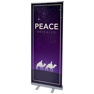 Peace Revealed 2'7" x 6'7"  Vinyl Banner