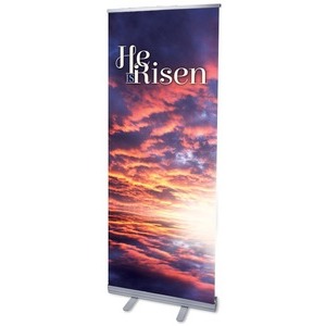 Risen Indeed L 2'7" x 6'7"  Vinyl Banner