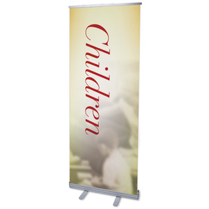 Traditions Children 2'7" x 6'7"  Vinyl Banner