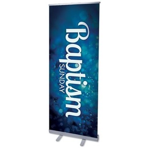 Baptism Sunday 2'7" x 6'7"  Vinyl Banner