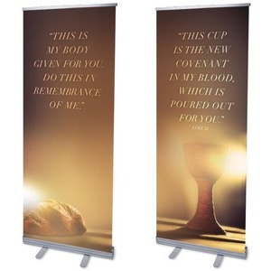 Luke 22 Pair 2'7" x 6'7"  Vinyl Banner