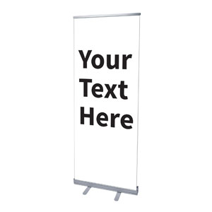 Build Your Design Black 2'7" x 6'7"  Vinyl Banner