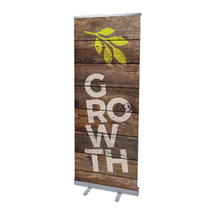 Shiplap Growth Natural 2'7" x 6'7"  Vinyl Banner