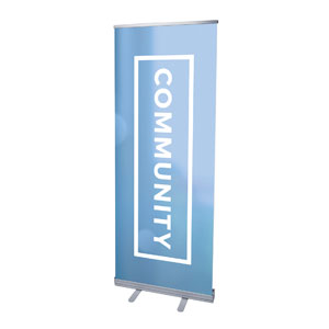 Shimmer Community 2'7" x 6'7"  Vinyl Banner