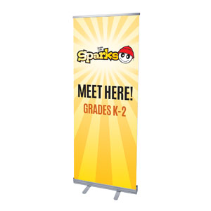 Awana Sparks 2'7" x 6'7"  Vinyl Banner