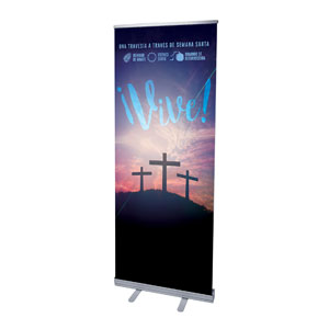 Come Alive Easter Journey Spanish 2'7" x 6'7"  Vinyl Banner