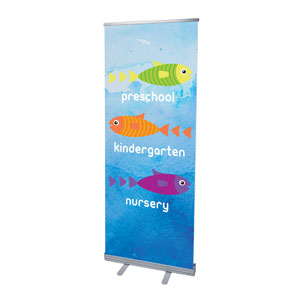 Ocean Buddies Directional 2'7" x 6'7"  Vinyl Banner