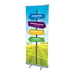 Bright Meadow Directional 2'7" x 6'7"  Vinyl Banner