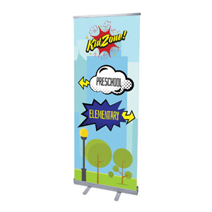 Scripture Squad Directional 2'7" x 6'7"  Vinyl Banner