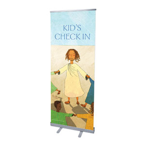 JSB Check In 2'7" x 6'7"  Vinyl Banner