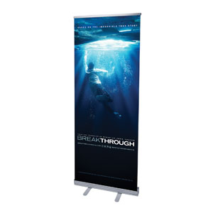 Breakthrough 2'7" x 6'7"  Vinyl Banner