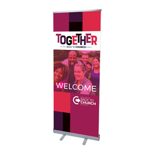 BTCS Together 2'7" x 6'7"  Vinyl Banner