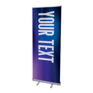 Aurora Lights Your Text Here 2'7" x 6'7"  Vinyl Banner