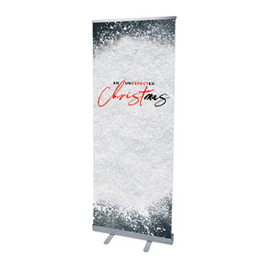 Unexpected Christmas 2'7" x 6'7"  Vinyl Banner