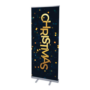 Christmas At Bokeh 2'7" x 6'7"  Vinyl Banner