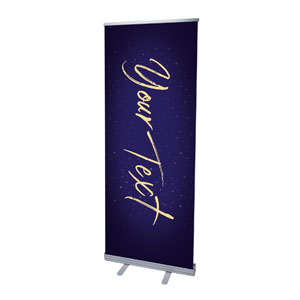 Christmas Star Savior Is Born Your Text 2'7" x 6'7"  Vinyl Banner