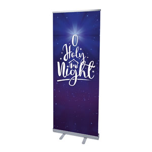 O Holy Night 2'7" x 6'7"  Vinyl Banner