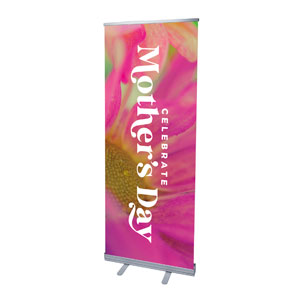 Mother's Day Bloom 2'7" x 6'7"  Vinyl Banner