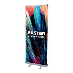 Vivid Easter 2'7" x 6'7"  Vinyl Banner