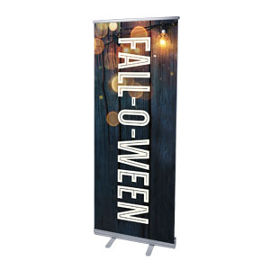 FallOWeen 2'7" x 6'7"  Vinyl Banner