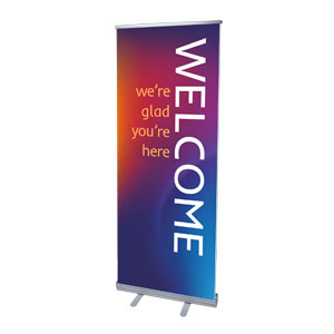 Glow 2'7" x 6'7"  Vinyl Banner