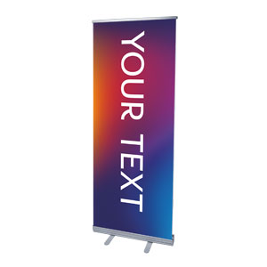 Glow Your Text 2'7" x 6'7"  Vinyl Banner