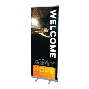 Empty Grave 2'7" x 6'7"  Vinyl Banner