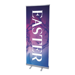 Gradient Crown of Thorns 2'7" x 6'7"  Vinyl Banner