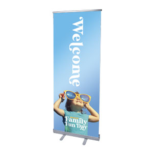 Summer Family Fun Day 2'7" x 6'7"  Vinyl Banner