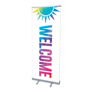 Join Us Summer Watercolor 2'7" x 6'7"  Vinyl Banner