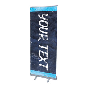 Blue Revival Your Text 2'7" x 6'7"  Vinyl Banner