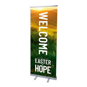 Easter of Hope Meadow 2'7" x 6'7"  Vinyl Banner