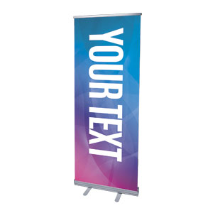 Bright Gradient Your Text 2'7" x 6'7"  Vinyl Banner