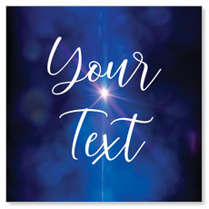 Celebrate Christmas Blue Sparkle Your Text 