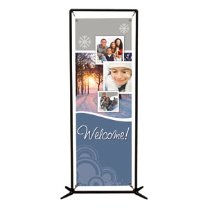 Winter Path 2' x 6' Banner