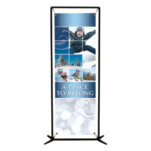 Belong Winter 2' x 6' Banner