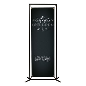 Chalk Children 2' x 6' Banner