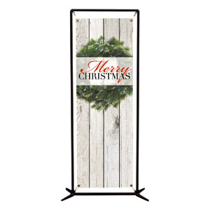 Wreath Set R 2' x 6' Banner