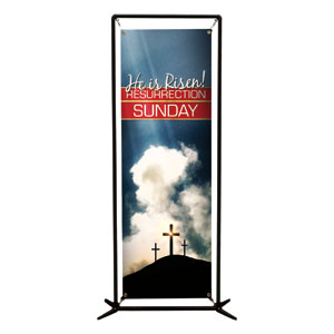 Risen Resurrection 2' x 6' Banner