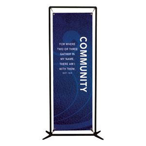 Flourish Community 2' x 6' Banner