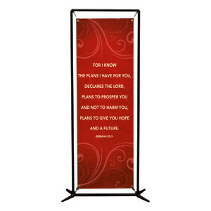 Flourish Jer 29:11 2' x 6' Banner