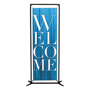 Blue Streak Welcome 2' x 6' Banner