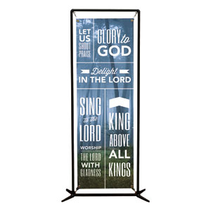 Phrases Praise L 2' x 6' Banner