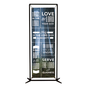 Phrases Praise R 2' x 6' Banner