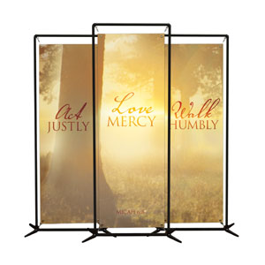 Micah Sunlit  2' x 6' Banner