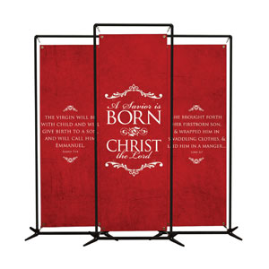 Savior Is Born  2' x 6' Banner