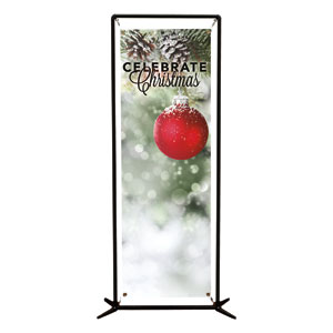 Red Logo Ball 2' x 6' Banner