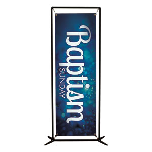 Baptism Sunday 2' x 6' Banner